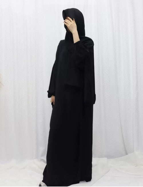 Attached Hijab Prayer Gown