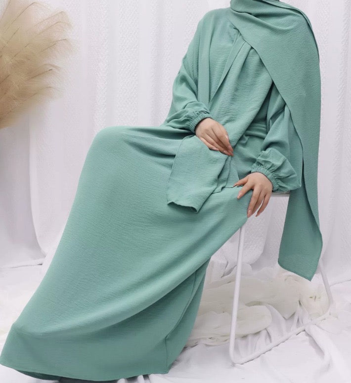 Attached Hijab Prayer Gown