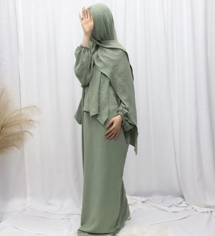 Attached Hijab Prayer Gown