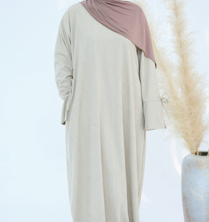 Corduroy Closed Abaya