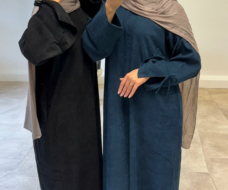 Corduroy Closed Abaya